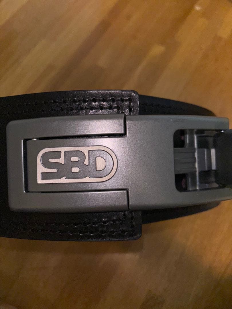 SBD トレーニング・パワーベルト 黒/赤 10mm M