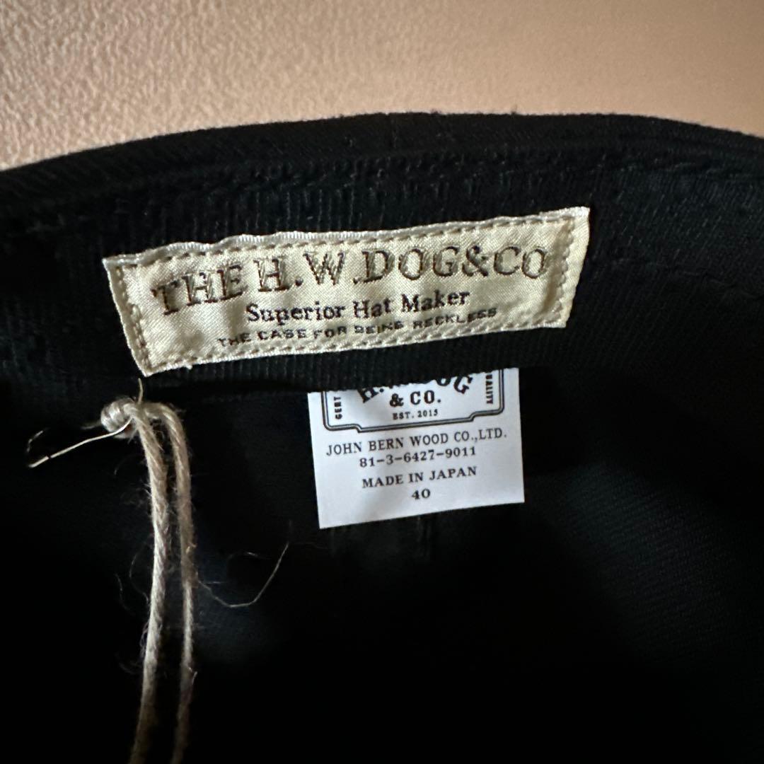 【未使用】THE H.W.DOG&CO. TRUCKER CAP - Black