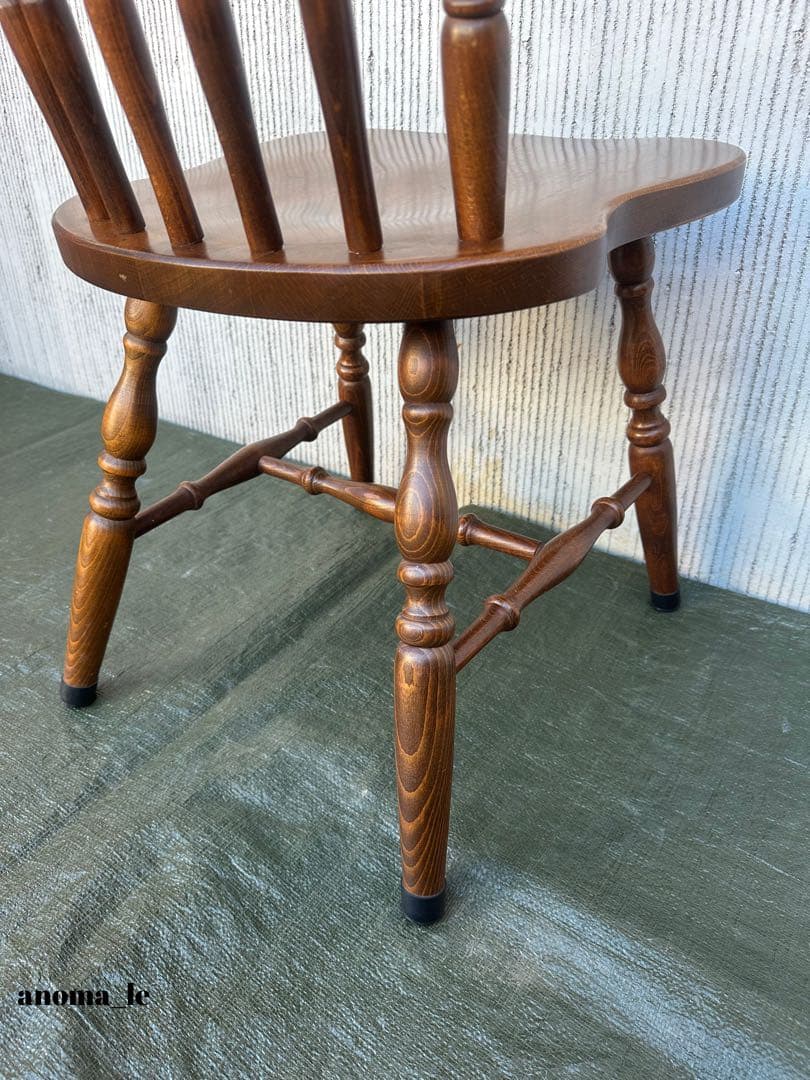 【ダイニングチェア】2　飛騨産業　木製　ウィンザーチェア　スティックバック