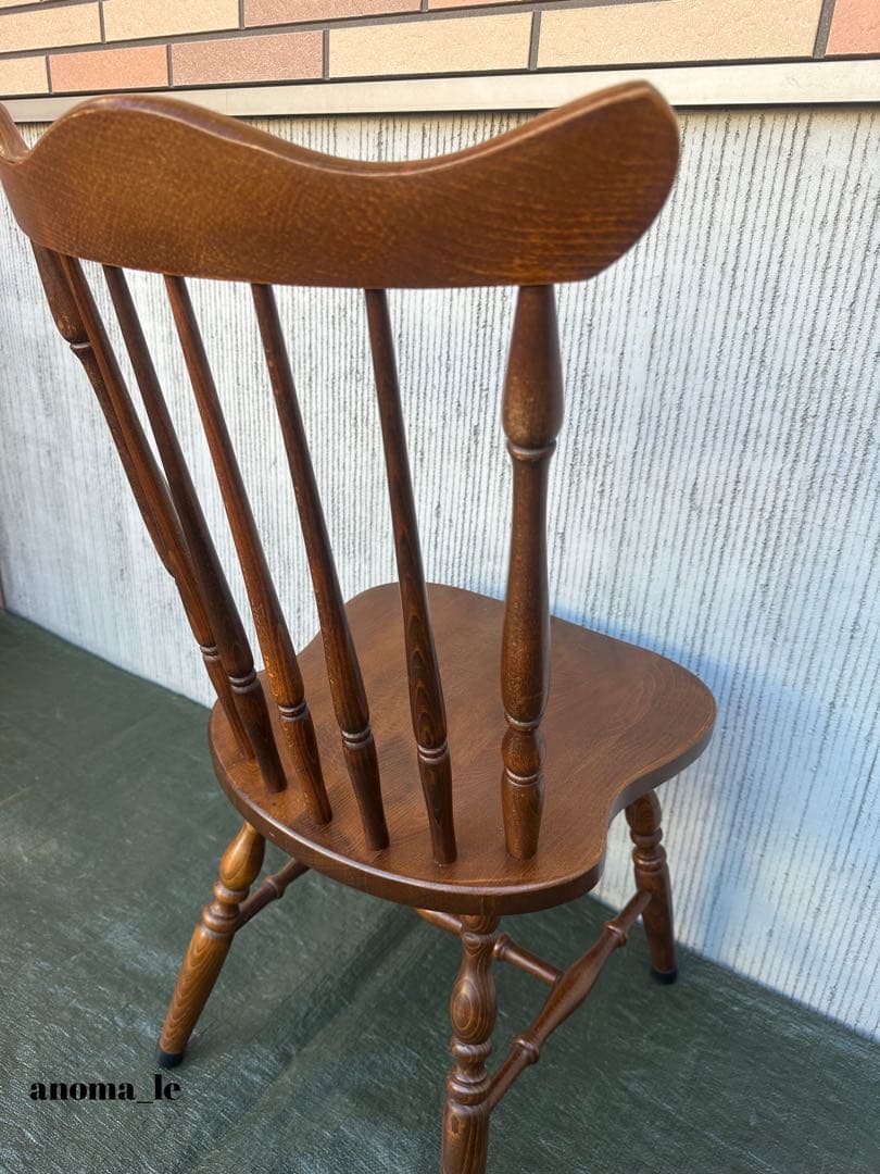 【ダイニングチェア】2　飛騨産業　木製　ウィンザーチェア　スティックバック
