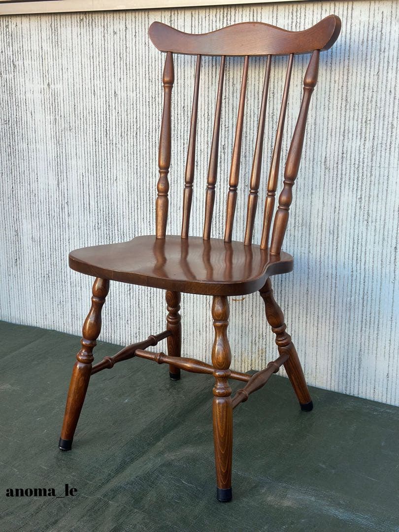 【ダイニングチェア】2　飛騨産業　木製　ウィンザーチェア　スティックバック
