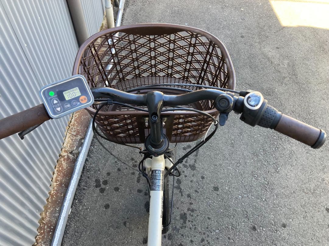 パナソニック最新機種電動アシスト自転車glitter20インチポールホワイト