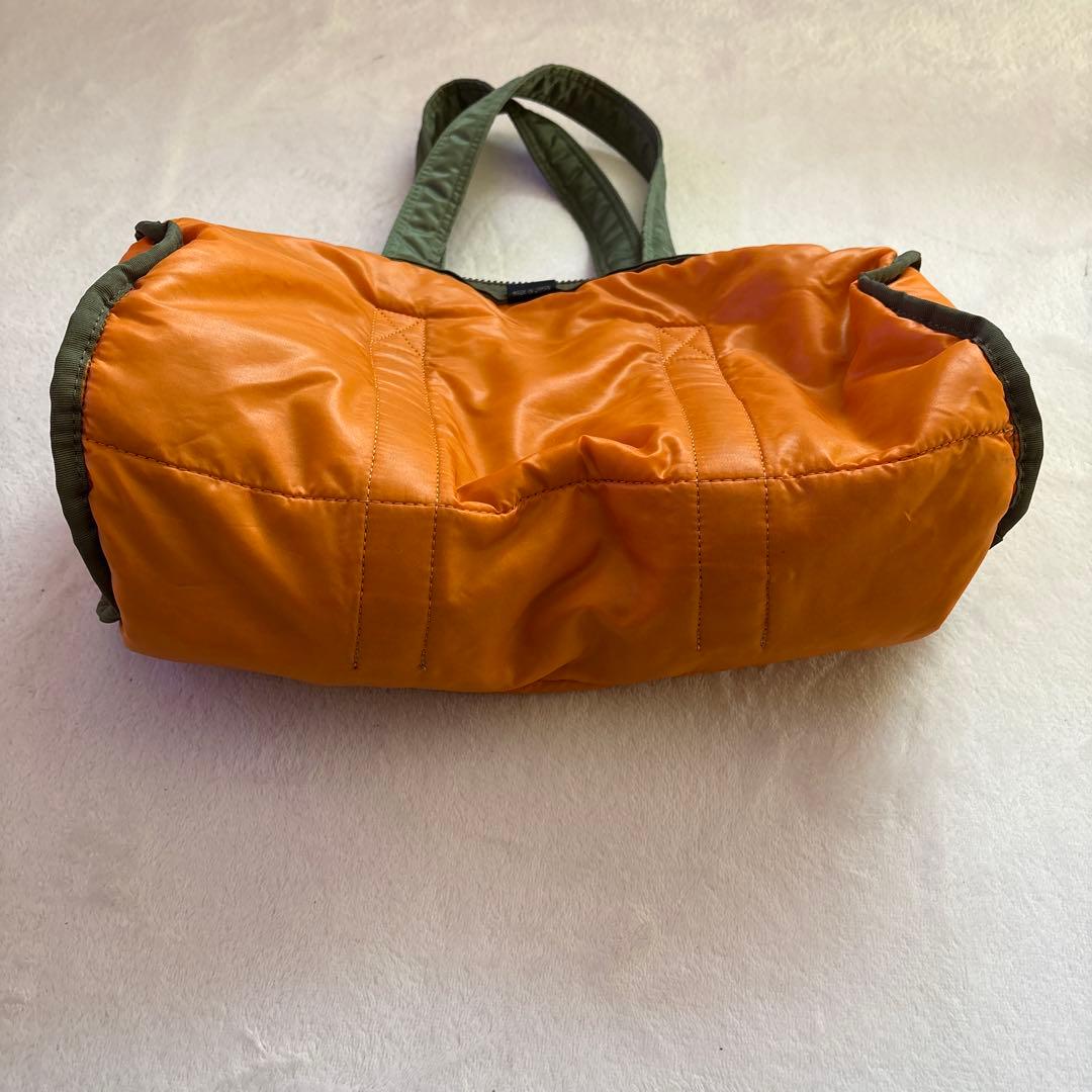 レア✨ポーター　タンカー　ミニボストンL　ドラムバッグ　セージグリーン　緑