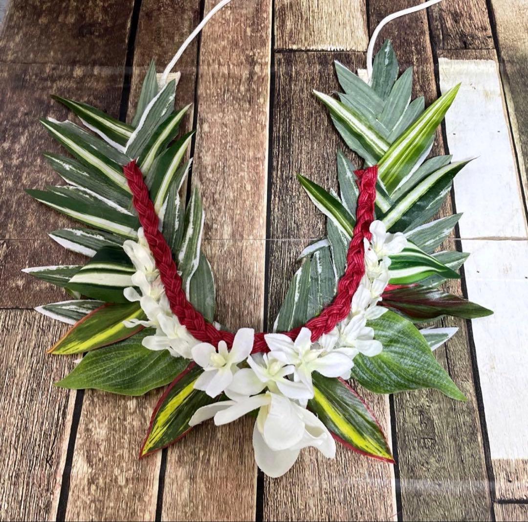 タヒチアンダンス　衣装　ヘッド　ネックレス