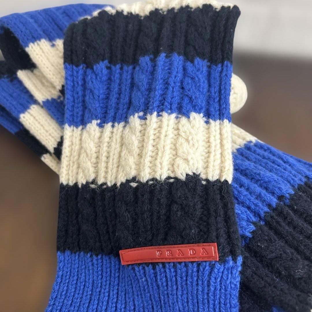 PRADAプラダスポーツ　 ニットマフラー