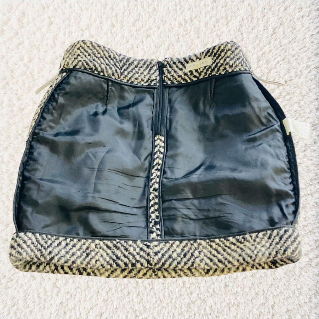 CELINE セリーヌ ツイードコート　ベルト付　ツイードスカート　セットアップ