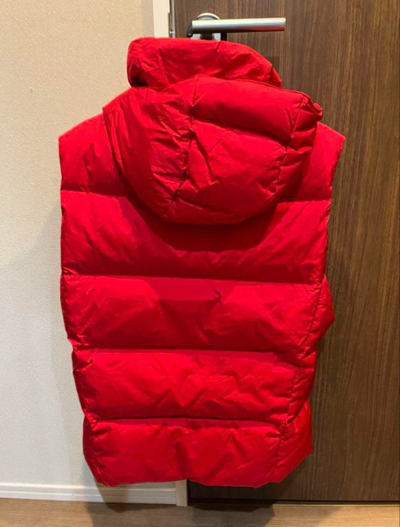 polo ダウンベスト 赤