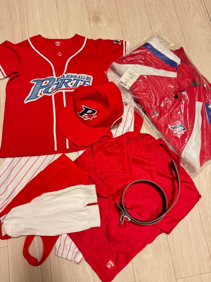 Kitten　PORTE ポルテ野球ユニフォーム8点セットサイズ130