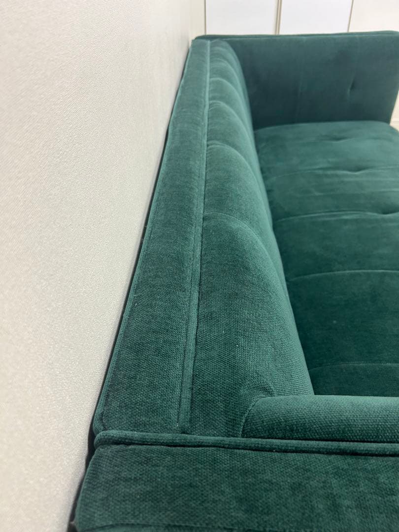 定価¥84,800 NOCE ソファLUXUR 3人掛け グリーン