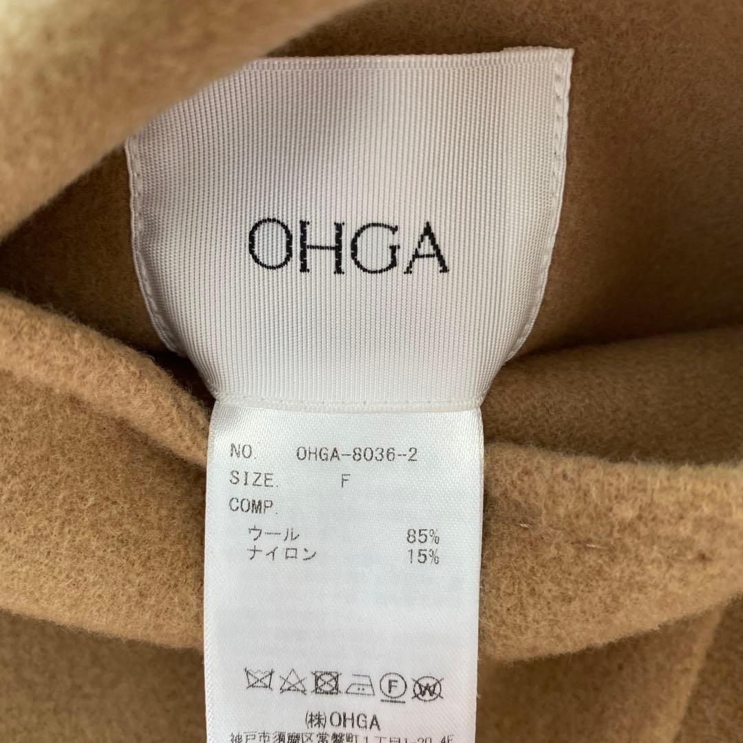 OHGA リバーポンチョ 2024AW キャメル