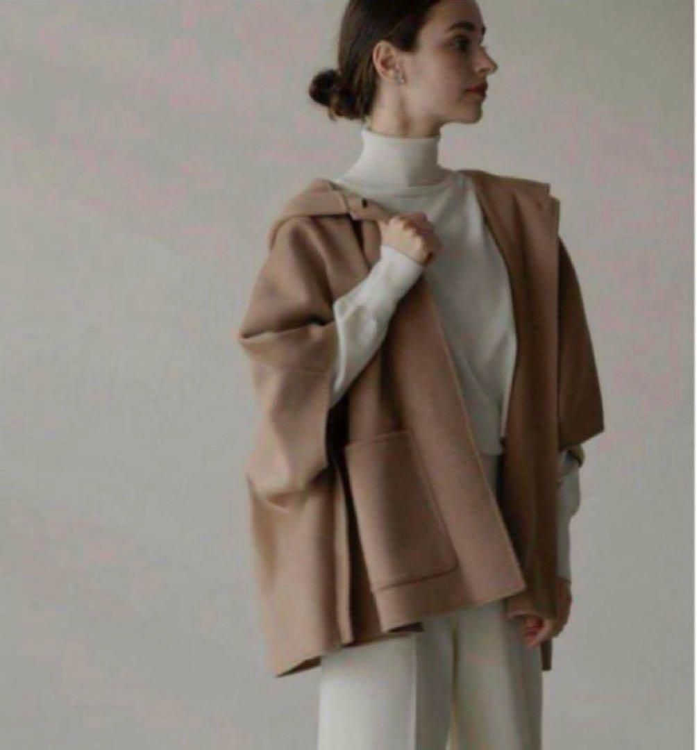 OHGA リバーポンチョ 2024AW キャメル