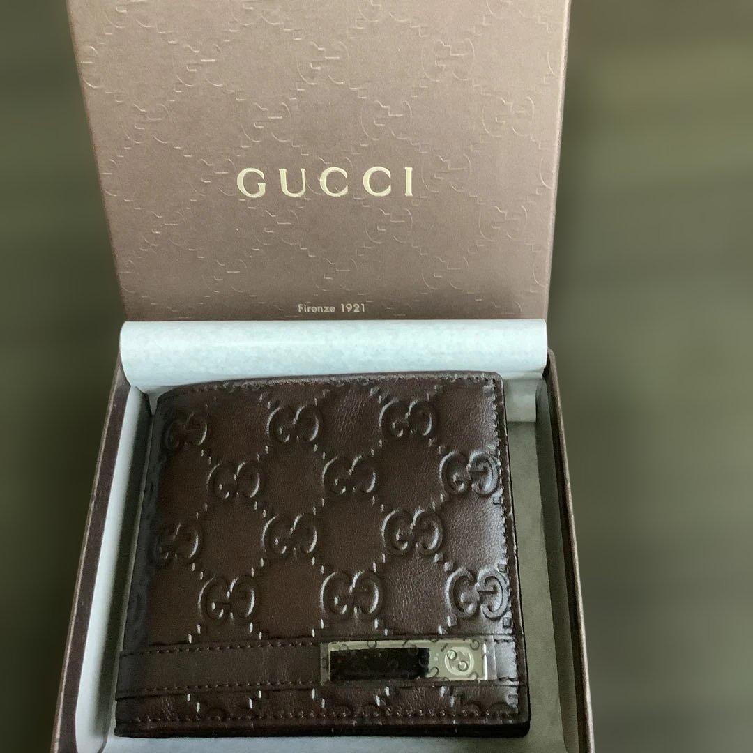 GUCCI メンズ2つ折り財布