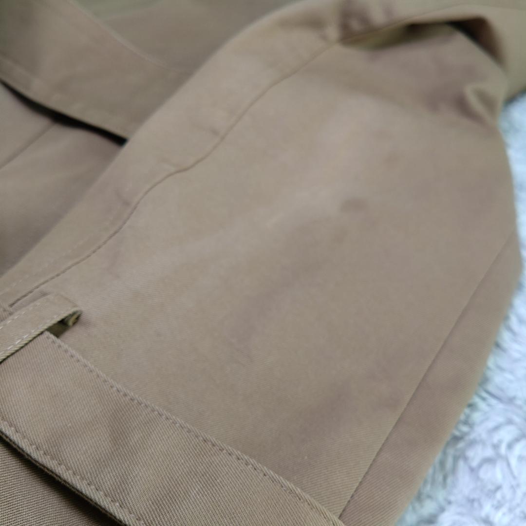 HYKE ベージュ トレンチコート Ｌ相当　ベルト　ライナー付　ロング丈　日本製