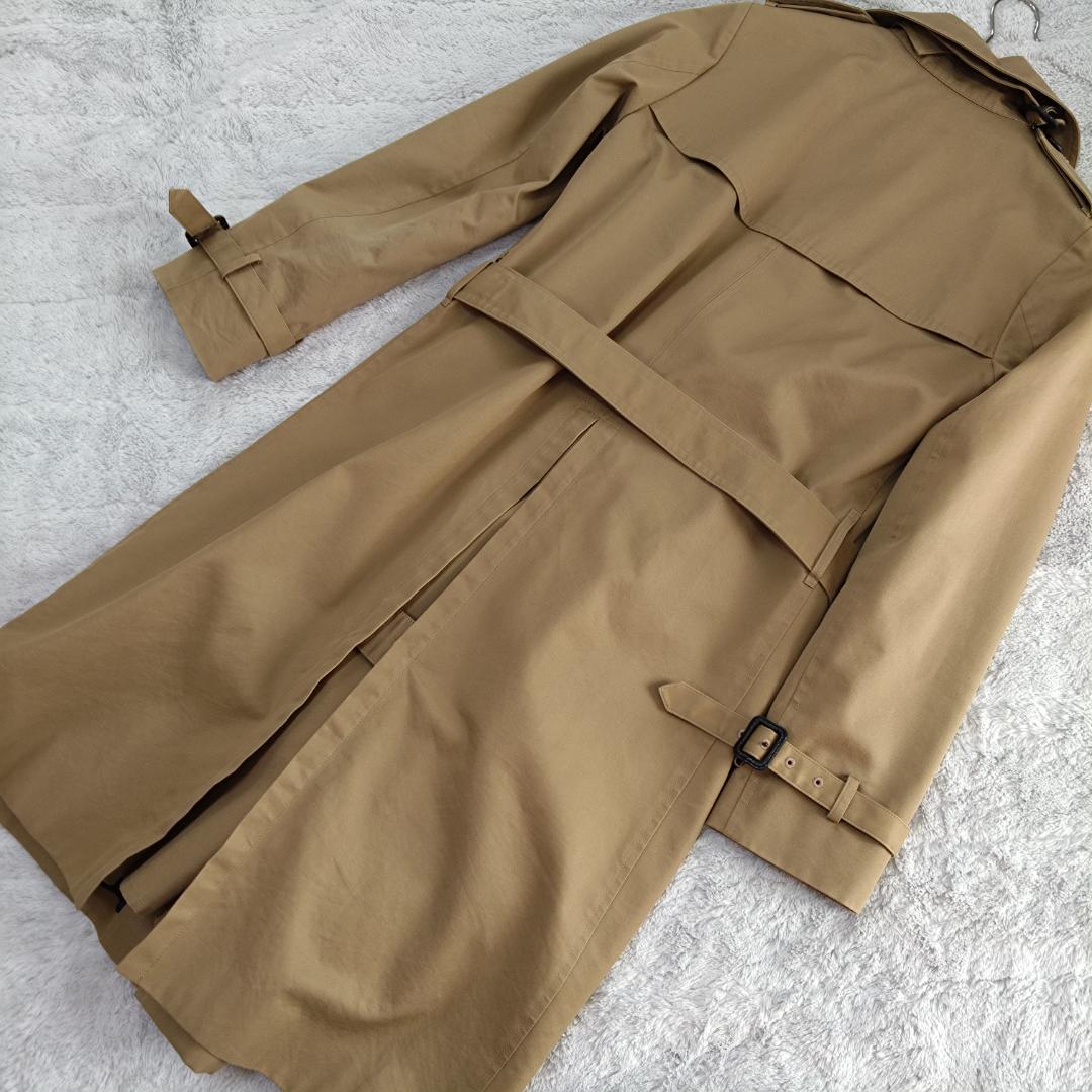 HYKE ベージュ トレンチコート Ｌ相当　ベルト　ライナー付　ロング丈　日本製