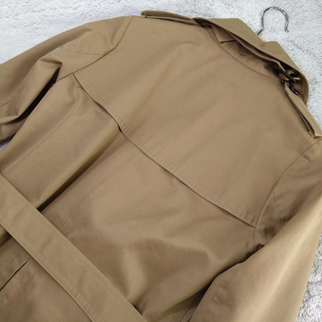HYKE ベージュ トレンチコート Ｌ相当　ベルト　ライナー付　ロング丈　日本製