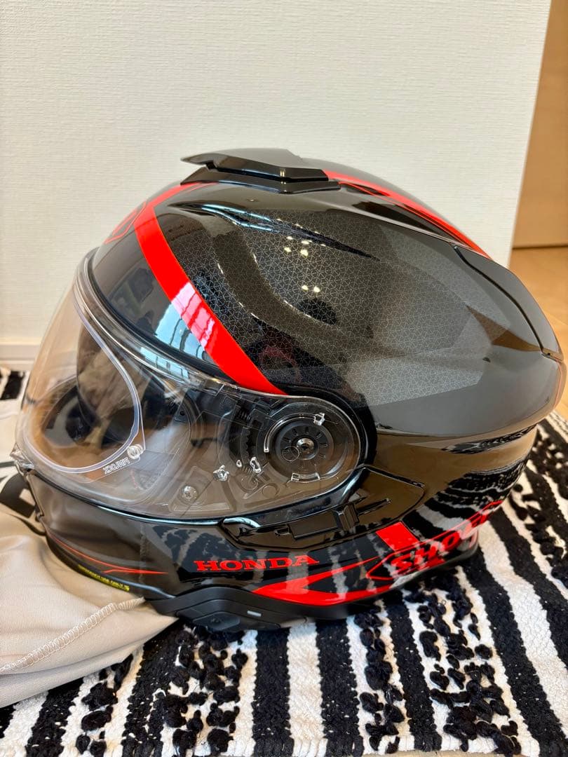 とりめし　SHOEI フルフェイスヘルメット Lサイズ　インカム付き