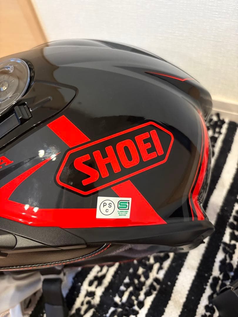 とりめし　SHOEI フルフェイスヘルメット Lサイズ　インカム付き