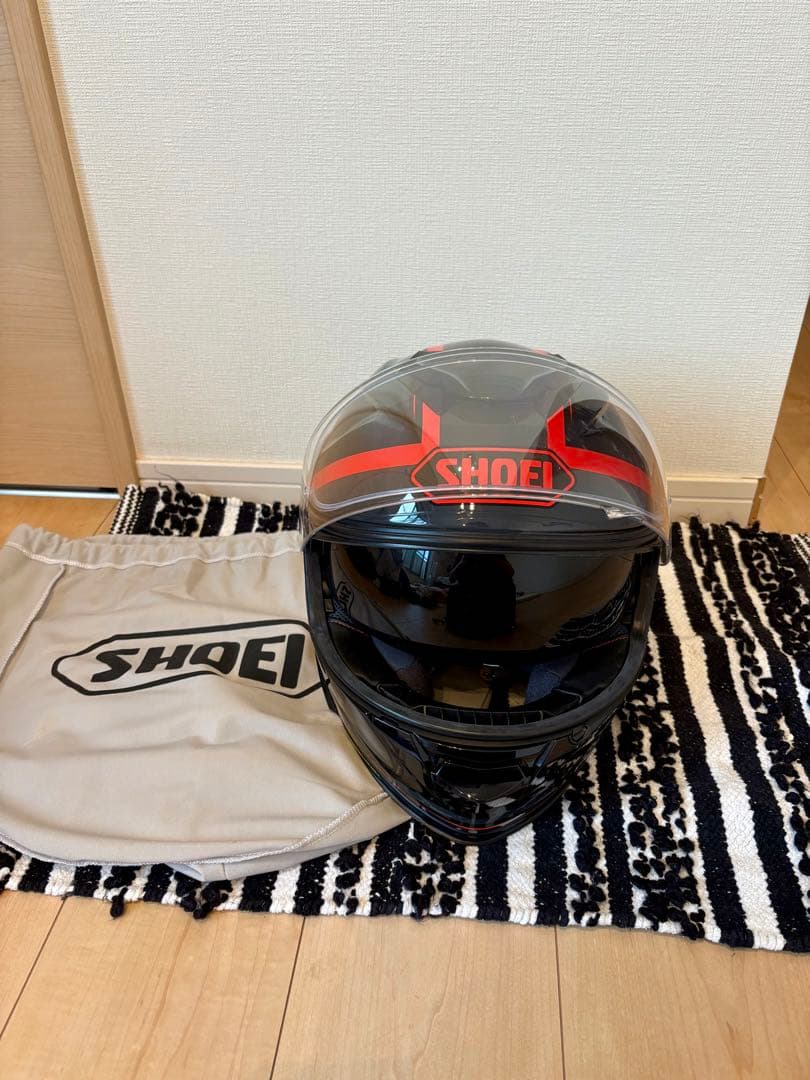 とりめし　SHOEI フルフェイスヘルメット Lサイズ　インカム付き