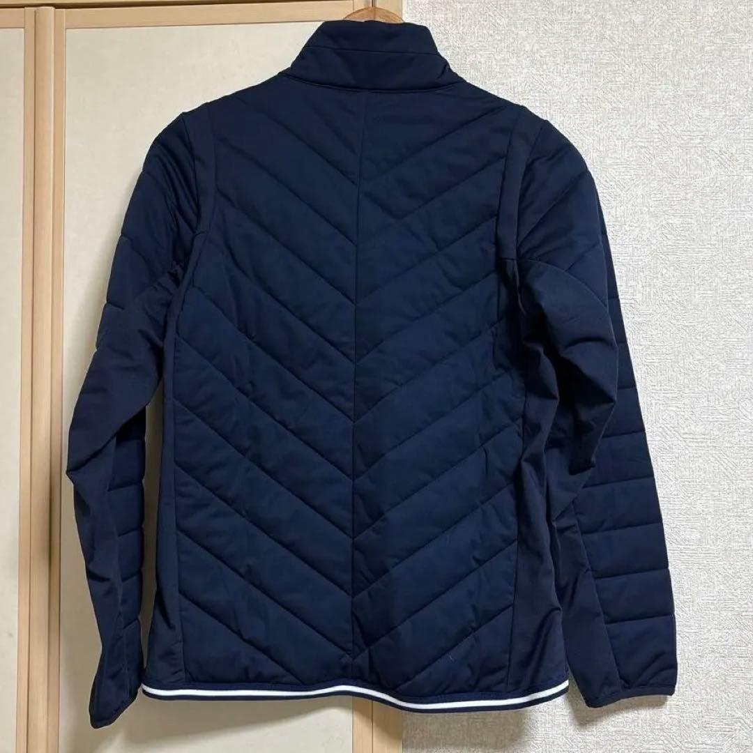 テーラーメイド　ゴルフ　中綿ジャケット　裏起毛厚手スカート　2点　L\M 紺色