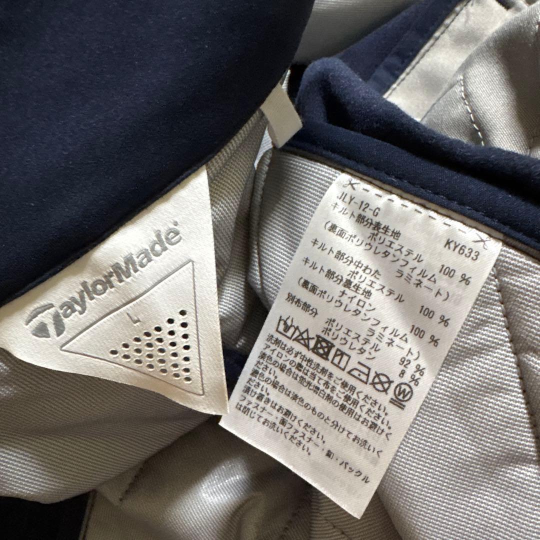 テーラーメイド　ゴルフ　中綿ジャケット　裏起毛厚手スカート　2点　L\M 紺色