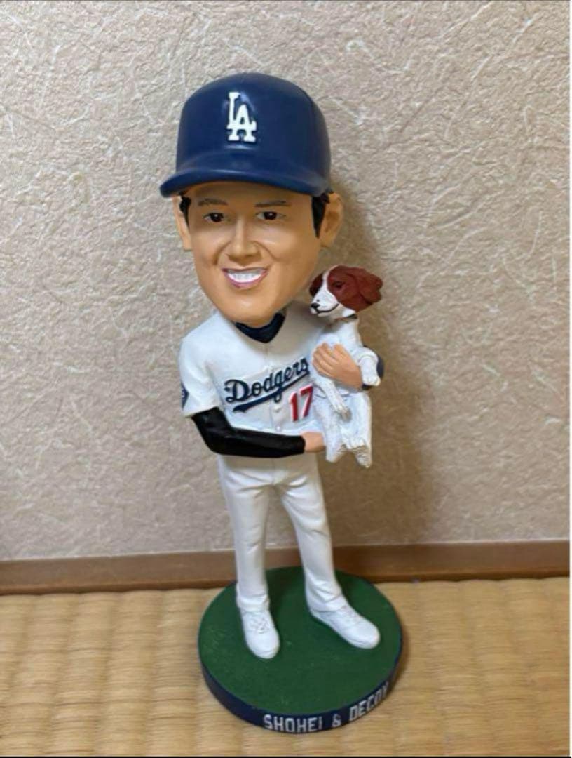 【限定品】大谷翔平&デコピン ボブルヘッド ドジャース　8月28日 限定配布