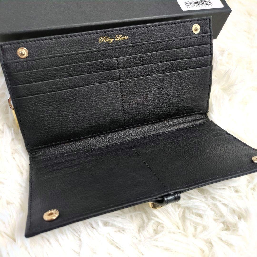 最高級シャイニングクロコダイル✨️2way ショルダーウォレット ゴールド金具