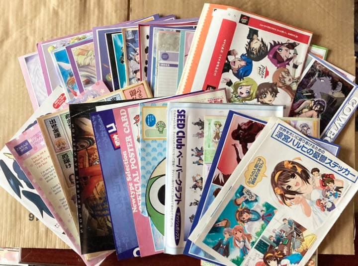 月刊　ニュータイプ　冊子　ポスター等　118点