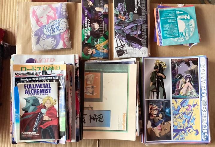 月刊　ニュータイプ　冊子　ポスター等　118点