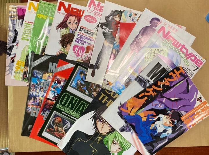 月刊　ニュータイプ　冊子　ポスター等　118点
