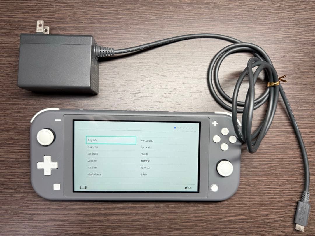T*1様 Nintendo Switch Lite グレー 本体 ACアダプター
