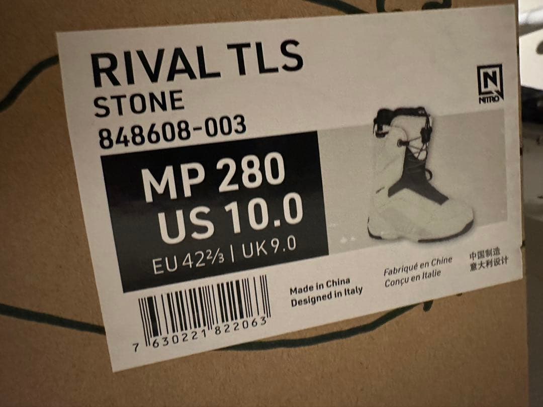 NITRO スノーボードブーツ ホワイト/ブラック