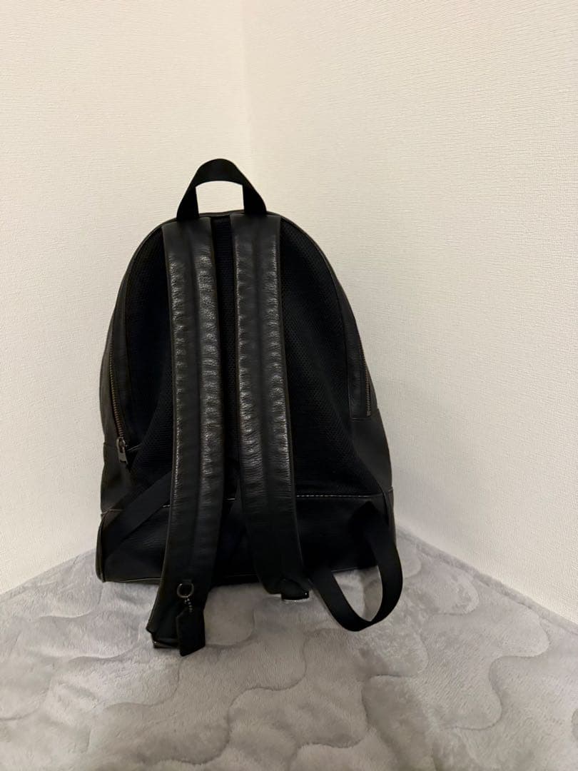 COACH レザーバックパック ブラック