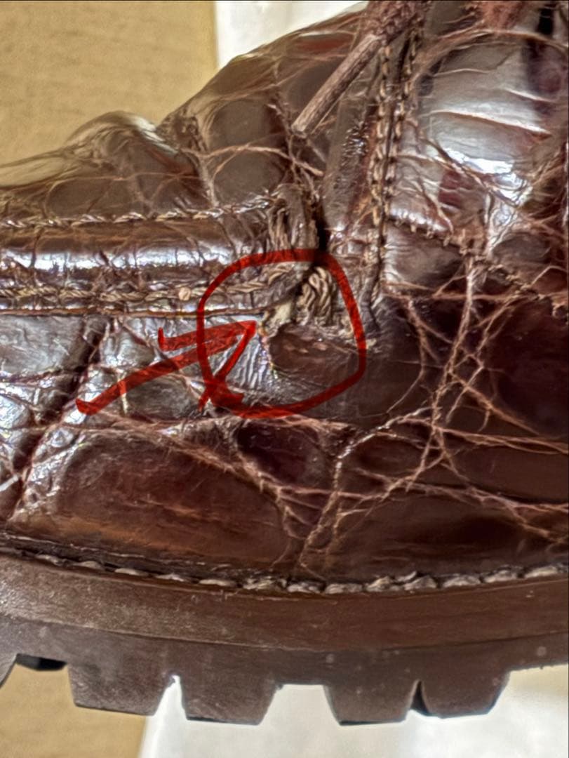 DucalクロコダイルUチップ ソール: Vibram 41