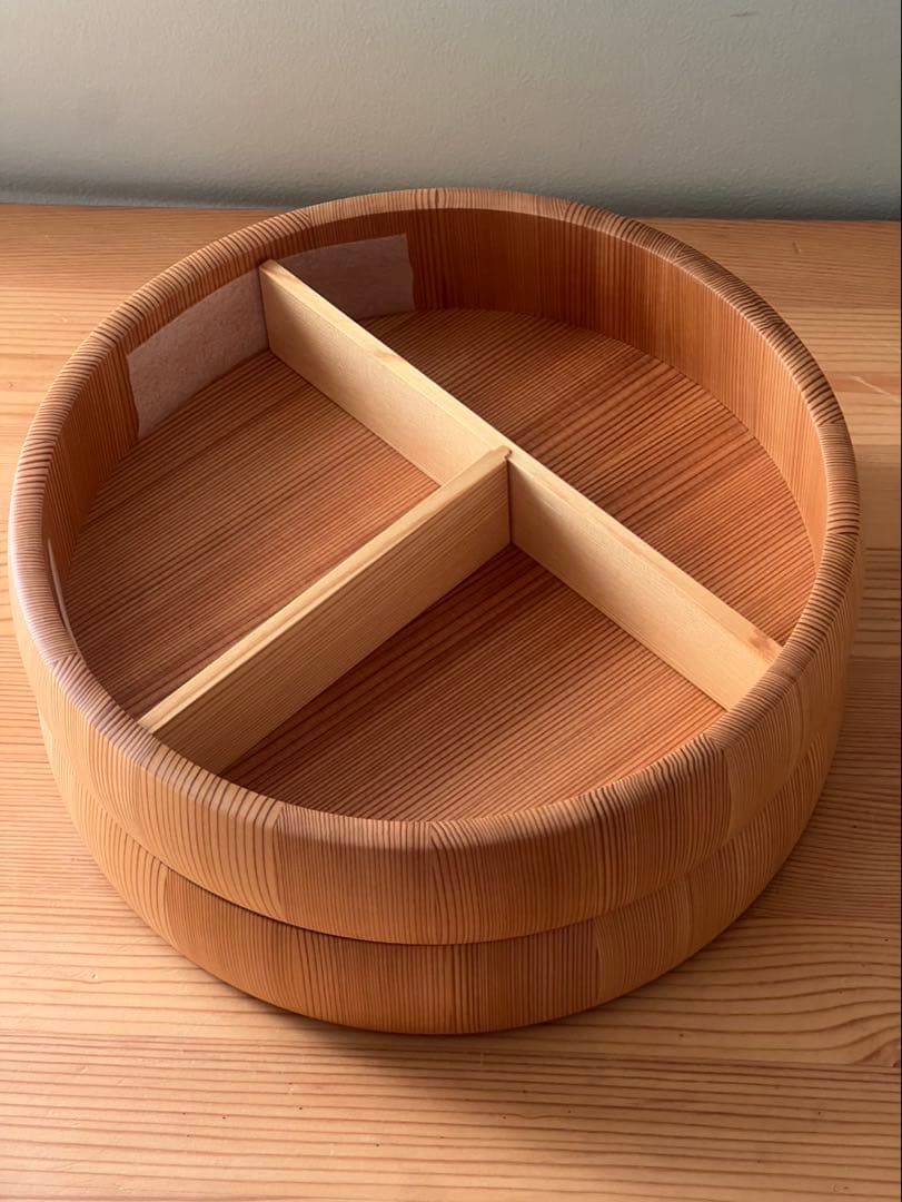 樽冨かまた 秋田杉 丸重 二段　重箱 お弁当箱　樽富　鎌田　通販生活　アクタス