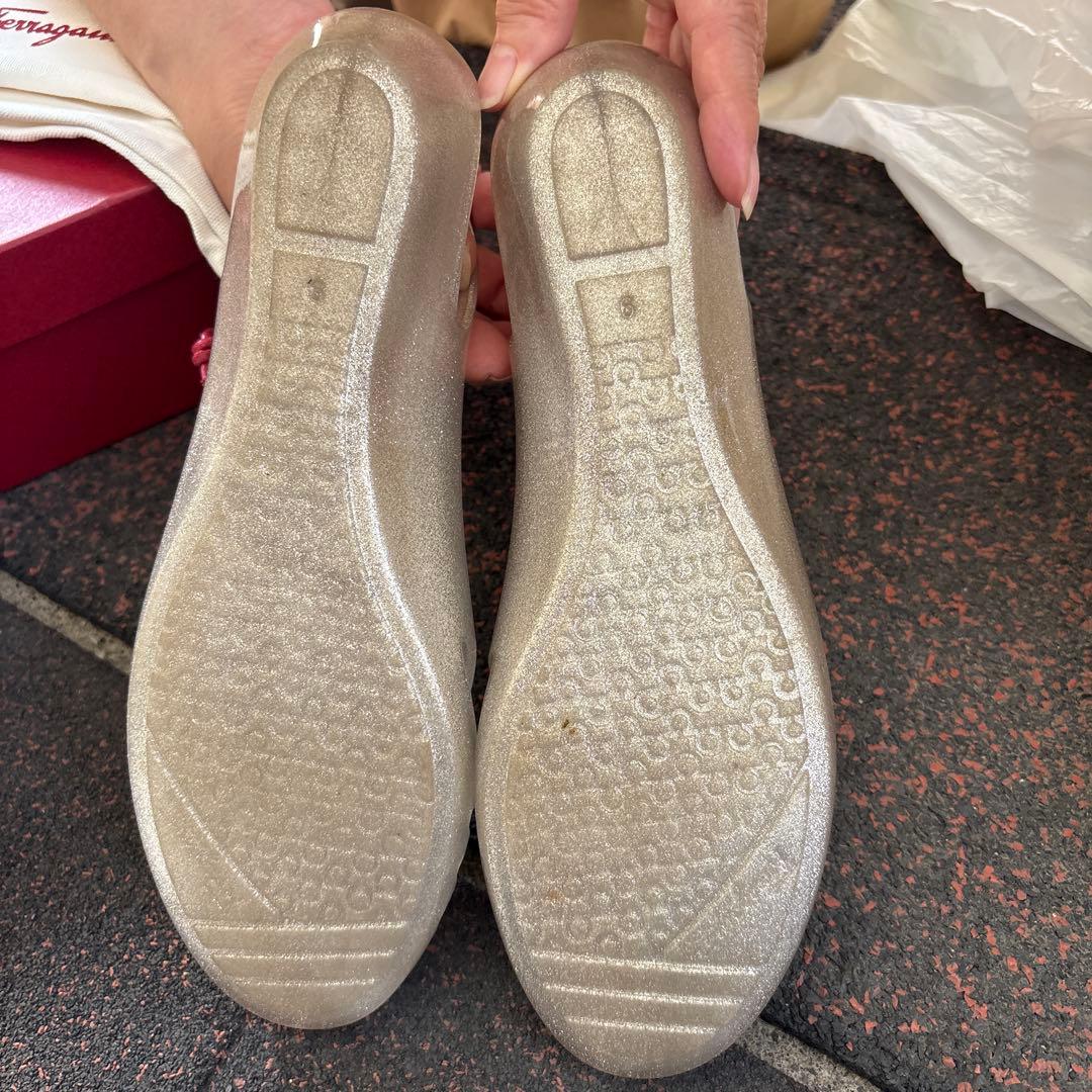 最終値下げ✨早めに決断 Ferragamo フラットシューズ シルバー