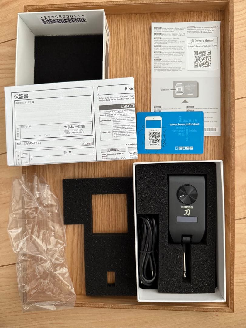 初代BOSS KATANA GO KTN-GO ヘッドホンアンプ 刀