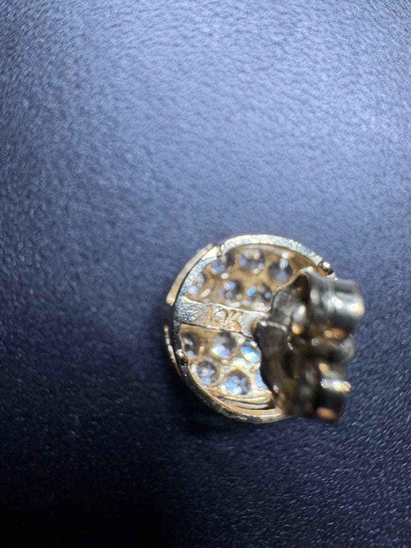 アヴァランチ イエローゴールドピアス