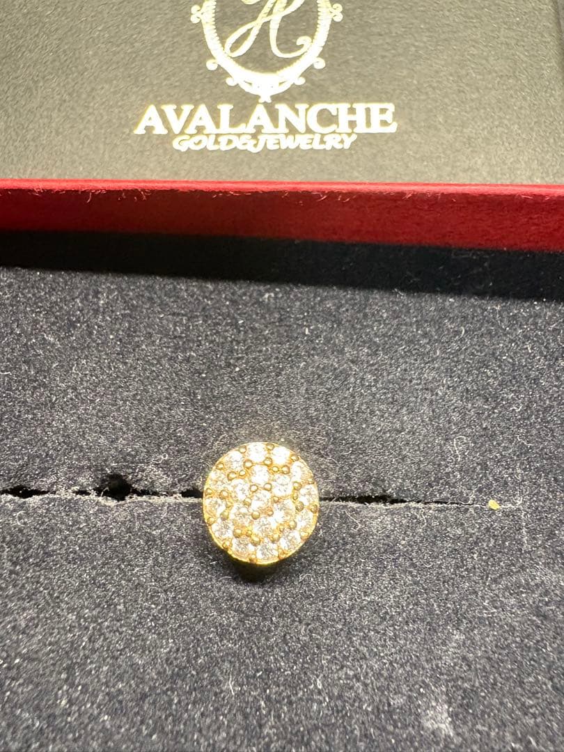 アヴァランチ イエローゴールドピアス