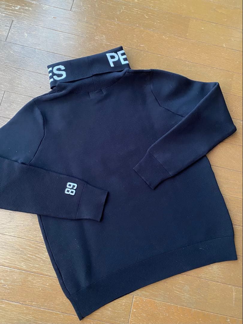 美品❣️パーリーゲイツ　ハイネックネイビーサイズ0