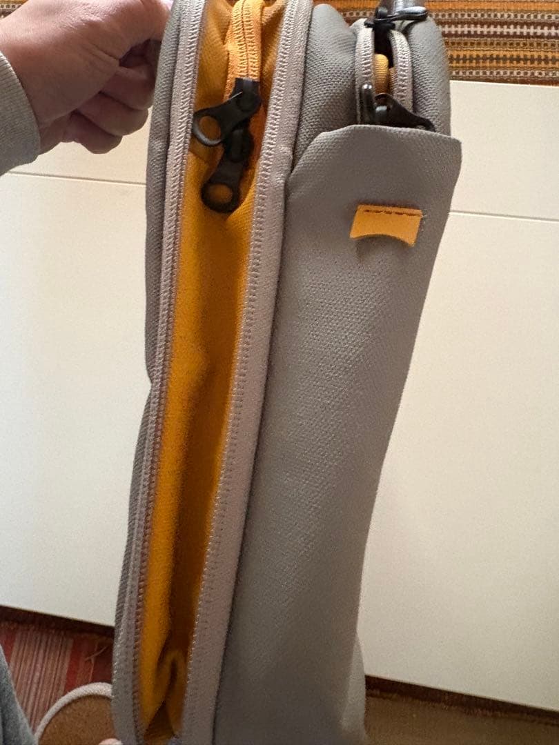 camper カンペール　ブリーフケース　ビジネスバッグ　グレー