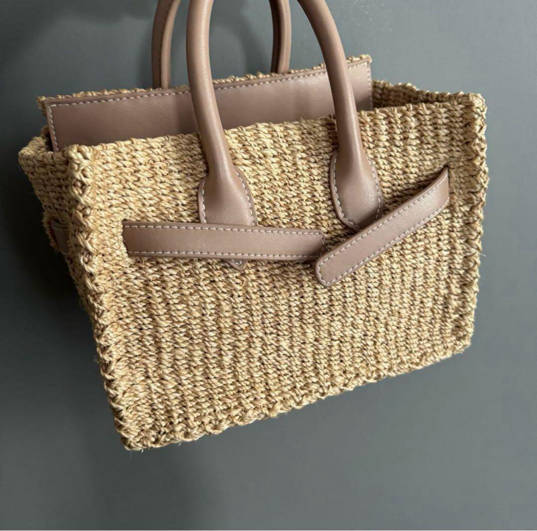 未使用 SEA かごバッグ カゴバッグ Sサイズ