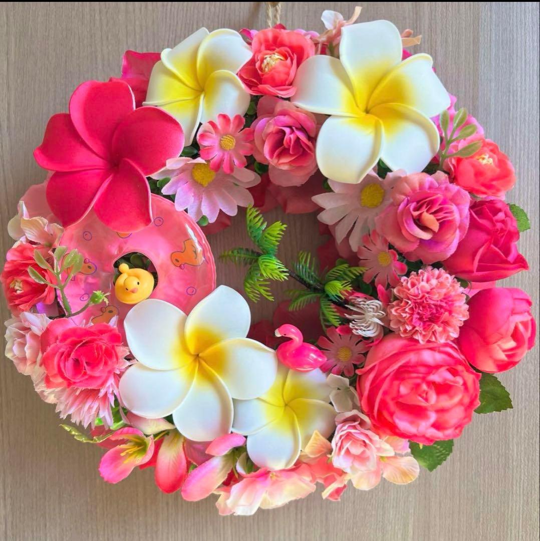 専用 夏リース フラワーリース 玄関リース