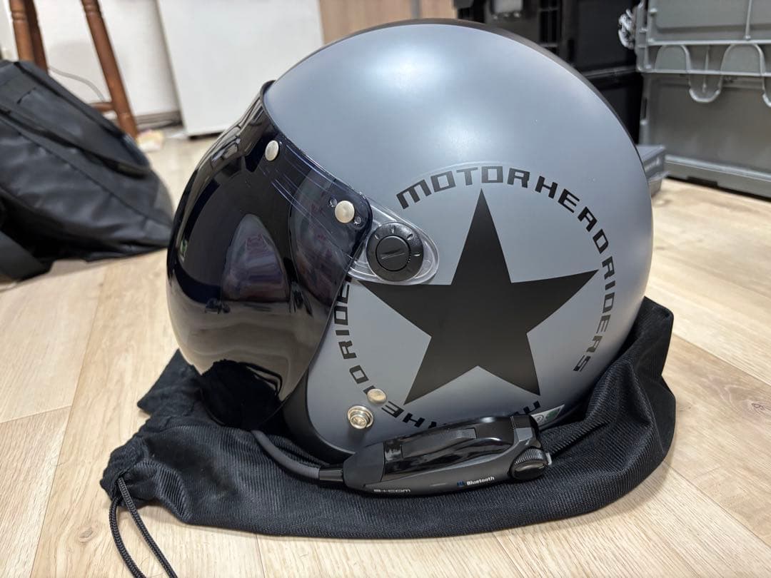 ビーコム4X Lite ライト ジェットヘルメットセット