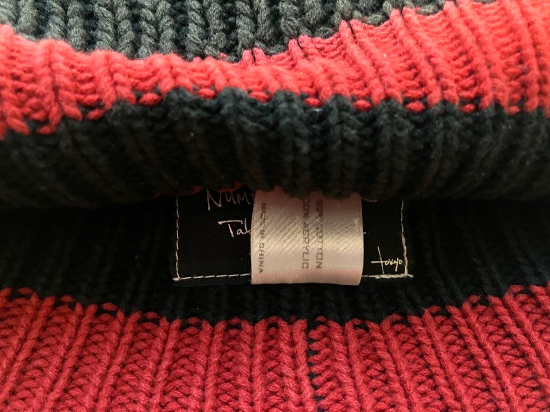 NUMBER(N)INE : 00s 03AW カート期 バルーンキャップ黒 赤