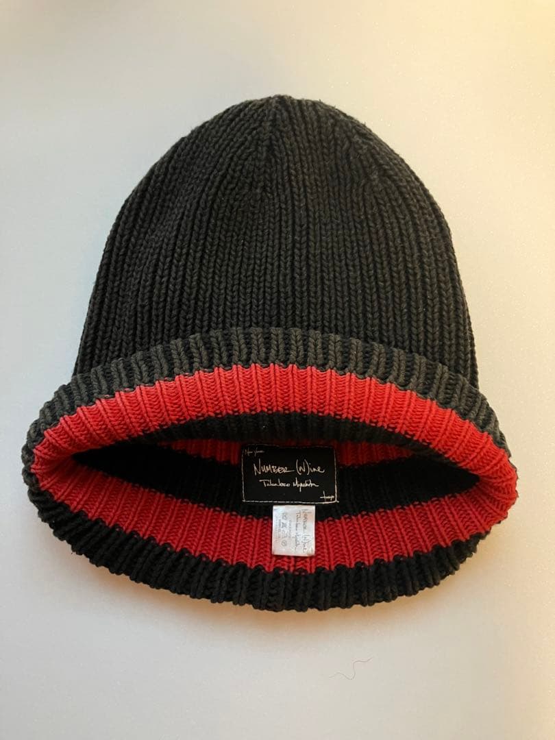 NUMBER(N)INE : 00s 03AW カート期 バルーンキャップ黒 赤