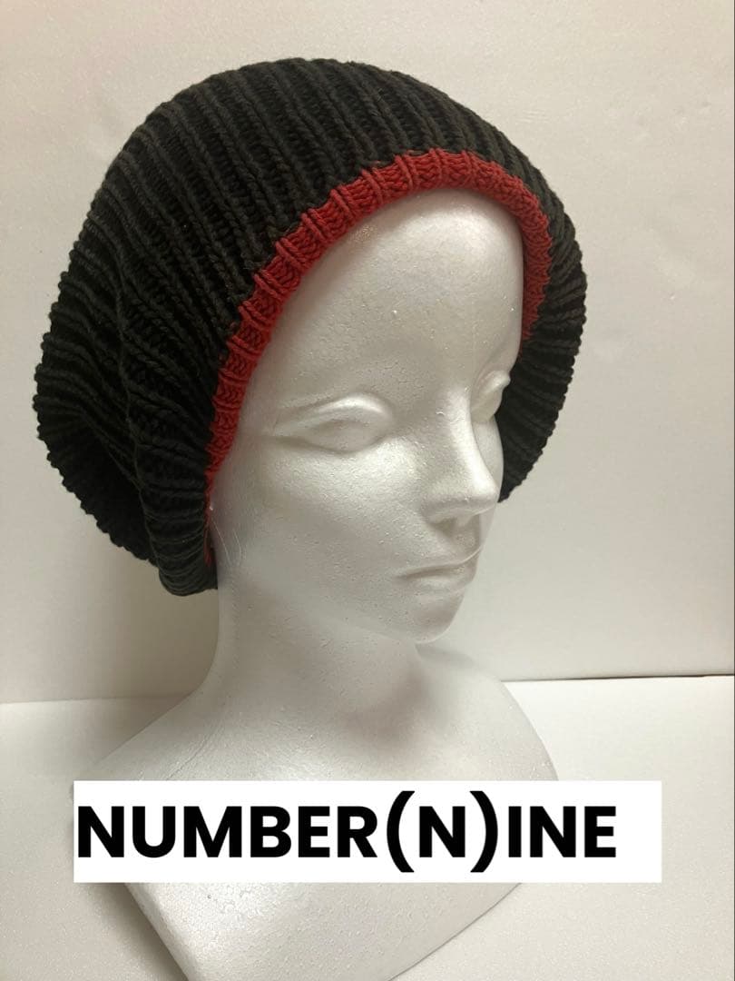 NUMBER(N)INE : 00s 03AW カート期 バルーンキャップ黒 赤