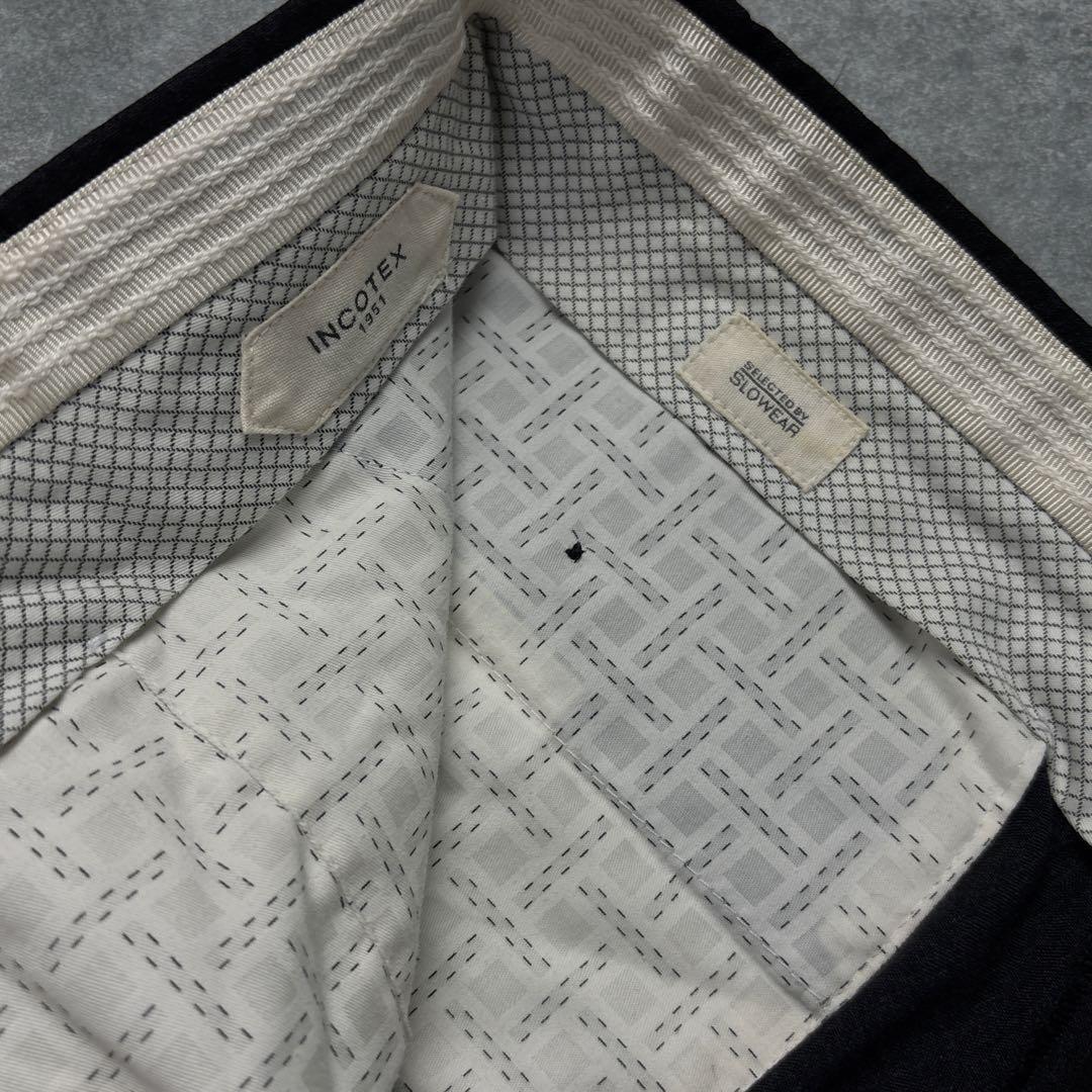 まさちょう INCOTEX 春夏秋向け ウールパンツ SUPER100s