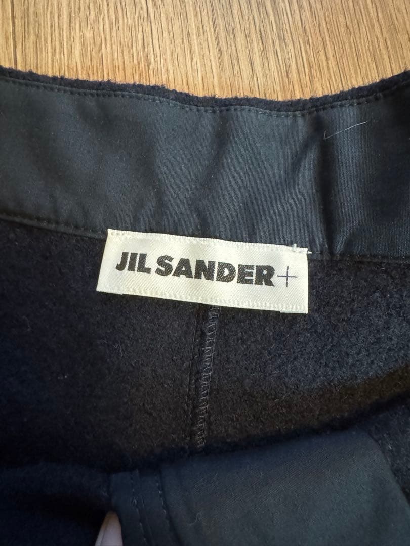 JIL SANDER＋ ジルサンダープラスハイウエスト ジッパーデザインパンツ