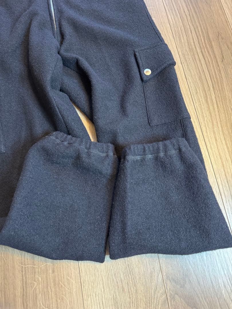 JIL SANDER＋ ジルサンダープラスハイウエスト ジッパーデザインパンツ