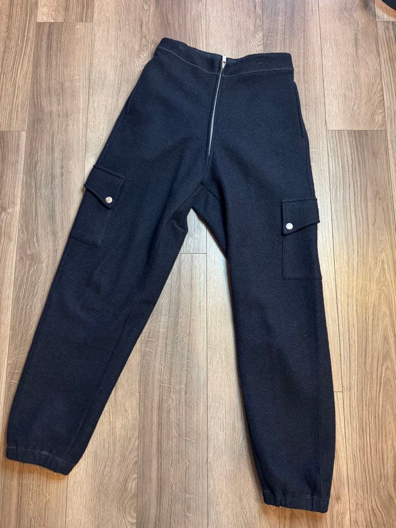 JIL SANDER＋ ジルサンダープラスハイウエスト ジッパーデザインパンツ